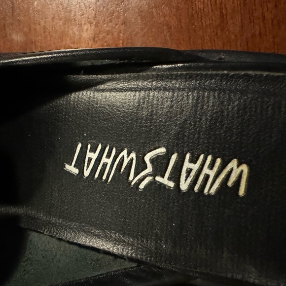 Women's Black Leather Slip-On Clog Mules Comfortable Casual Shoes Size 6 - Picture 7 of 9